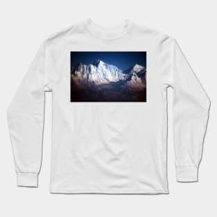 The Himalayan Snow Topped Peaks Long Sleeve T-Shirt